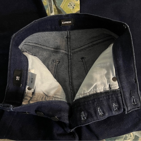 Express Flare Leg High Waisted Jeans - Picture 7 of 7
